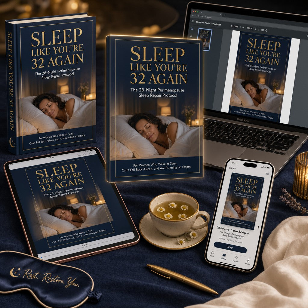 Sleep Like You're 32 Again: The 28-Night Perimenopause Sleep Repair Protocol