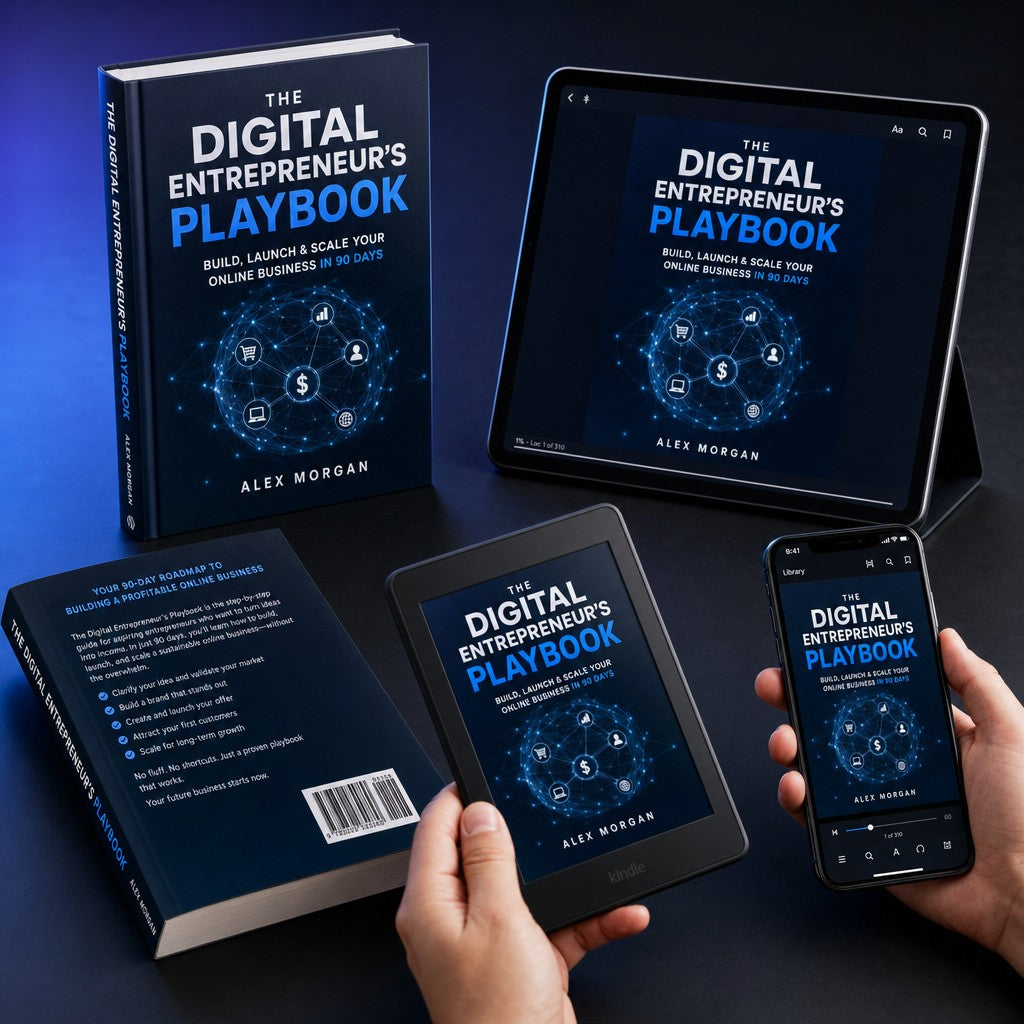 The Digital Entrepreneur's Playbook: Build, Launch & Scale Your Online Business in 90 Days