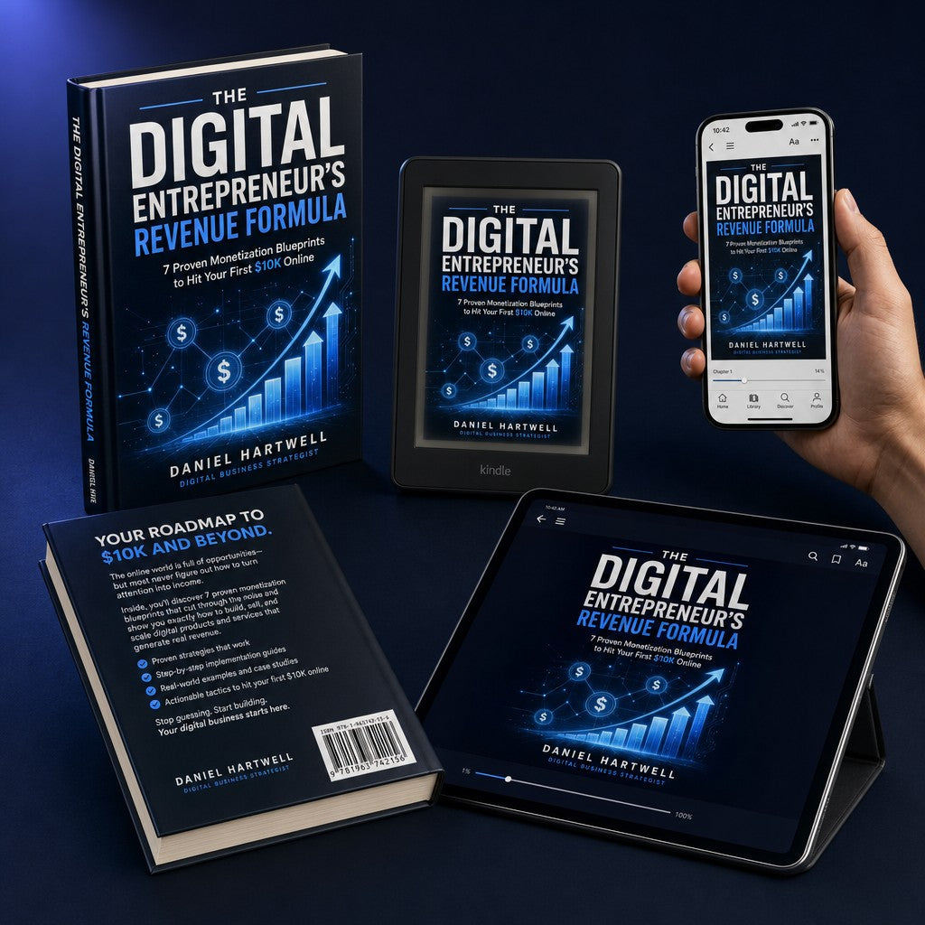 The Digital Entrepreneur's Revenue Formula: 7 Proven Monetization Blueprints to Hit Your First $10K Online