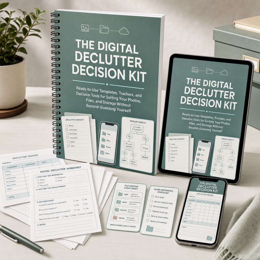 The Digital Declutter Decision Kit