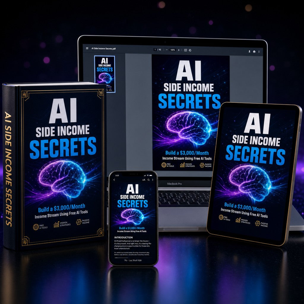 AI Side Income Secrets: Build a $3,000/Month Income Stream Using Free AI Tools