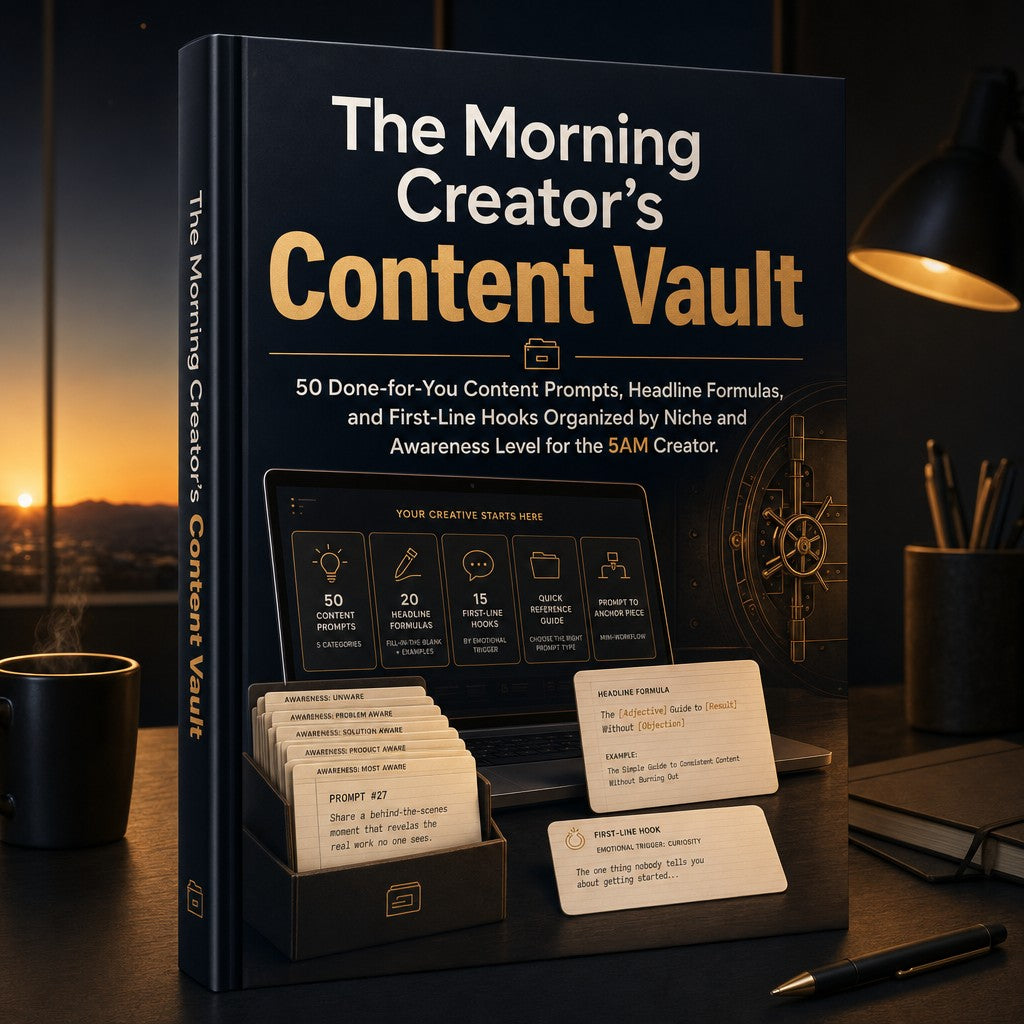 The Morning Creator's Content Vault