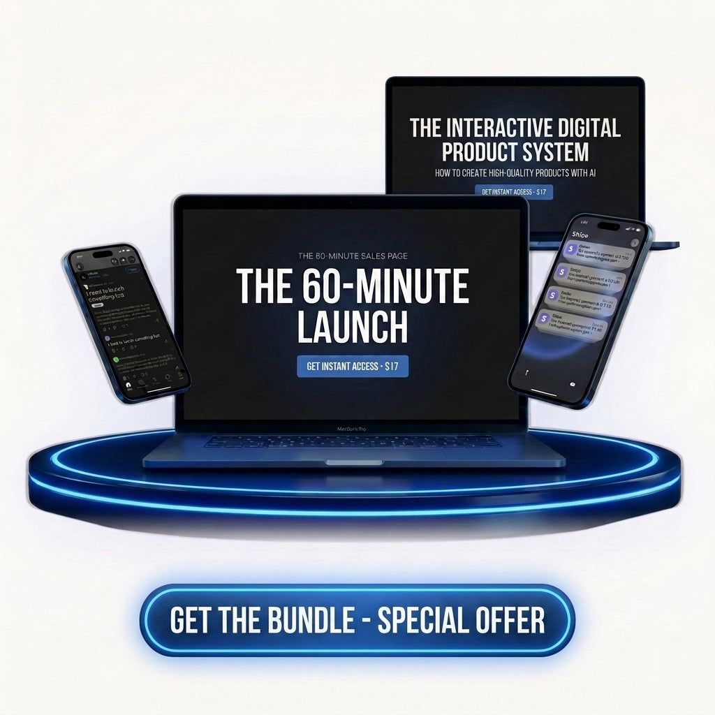 The 60 Minute Launch + The Interactive Digital Product System