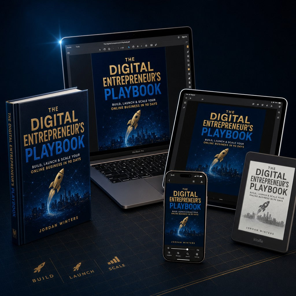 The Digital Entrepreneur's Playbook: Build, Launch & Scale Your Online Business in 90 Days