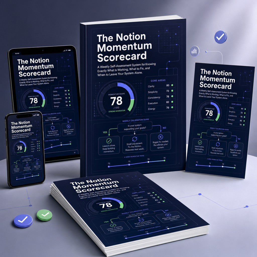 The Notion Momentum Scorecard