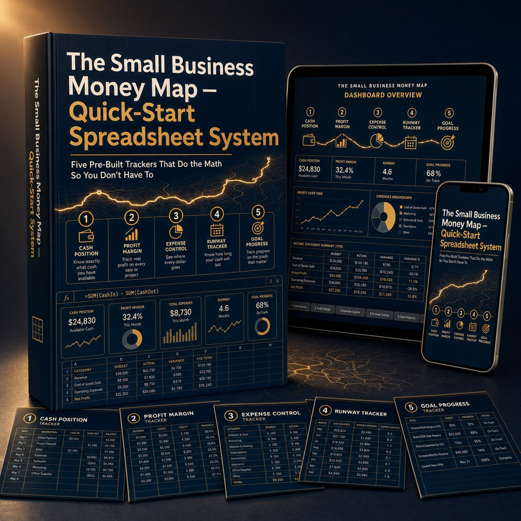 The Small Business Money Map — Quick-Start Spreadsheet System