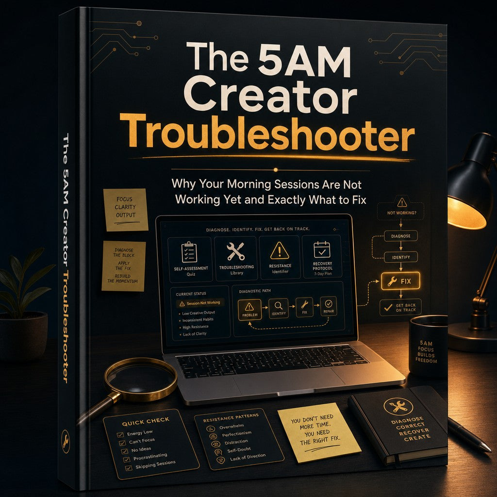 The 5AM Creator Troubleshooter: Why Your Morning Sessions Are Not Working Yet and Exactly What to Fix