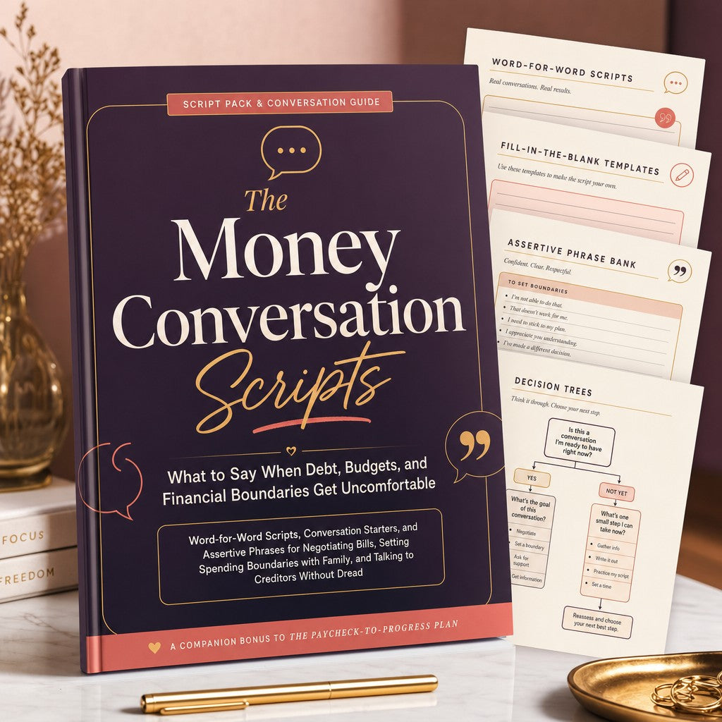 The Money Conversation Scripts: What to Say When Debt, Budgets, and Financial Boundaries Get Uncomfortable